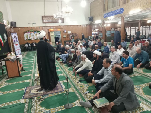 مراسم یادبود شهید مجید شخصی در مسجد امام حسن مجتبی(ع) برگزار شد