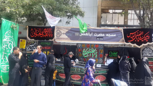 گزارش تصویری فعالیت مواکب در راهپیمایی جاماندگان اربعین مشهد (13)	