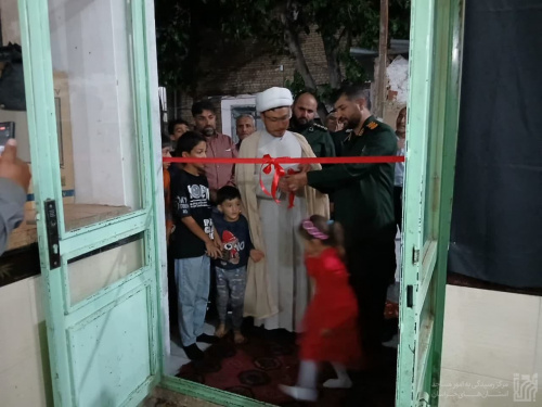 افتتاح پایگاه نور در مسجد و حسینیه صاحب‌الزمان به مناسبت دهه کرامت