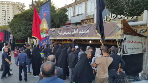 گزارش تصویری فعالیت مواکب در راهپیمایی جاماندگان اربعین مشهد (4)