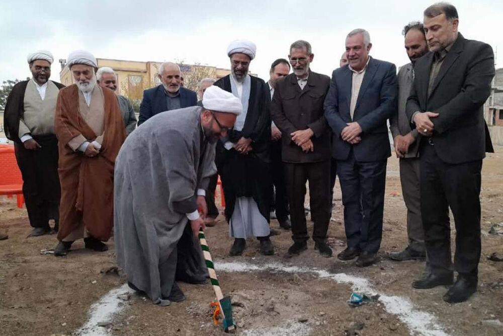 آئین کلنگ‌زنی مسجد اصحاب‌ خراسانی با حضور نماینده ولی فقیه در استان خراسان شمالی