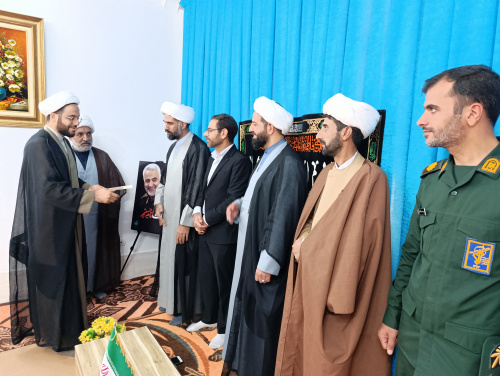 جلسه تکریم و معارفه دبیر امور مساجد بخش قهستان برگزار شد