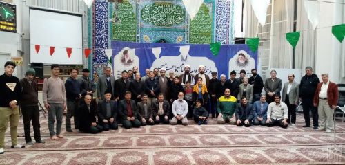 تودیع و معارفه امام جماعت مسجد و حسینیه «صاحب الزمان عجل الله فرجه» محله‌ آب و برق مشهد‌مقدس