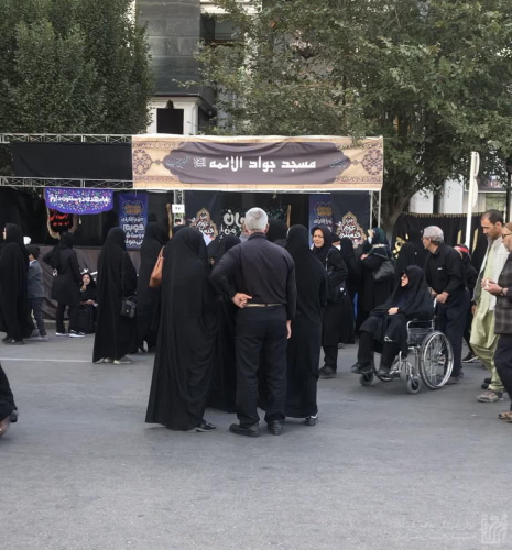 گزارش تصویری فعالیت مواکب در راهپیمایی جاماندگان اربعین مشهد (10)	