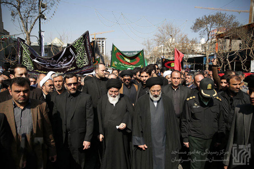 گزارش تصویری/ اجتماع عظیم عزاداران فاطمی(س) در مشهد