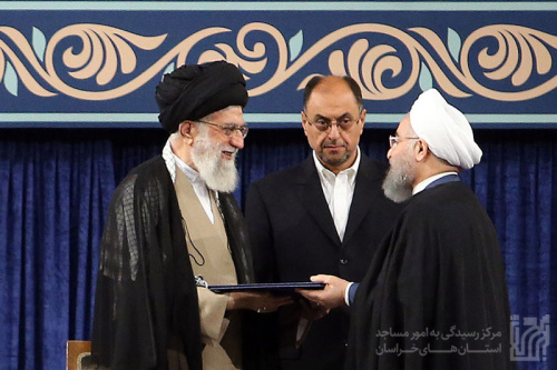 رهبر انقلاب حجت‌الاسلام روحانی را به ریاست‌جمهوری منصوب کردند
