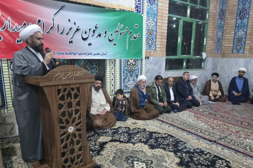 برگزاری آیین تکریم و معارفه دبیر امور مساجد بخش احمدآباد 