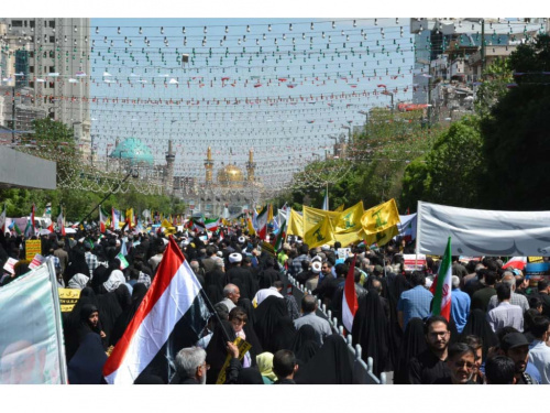 حضور پرشور مردم مشهد در راهپیمایی روز جهانی قدس